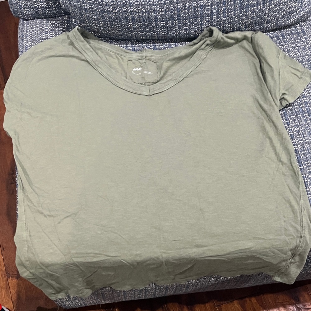 Aerie Sage Green Short Sleeve Tee
